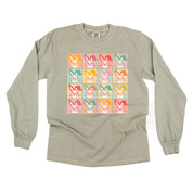 Clever Pastel Bunnies - LONG SLEEVE Comfort Colors Tee Little Mama Shirt Shop
