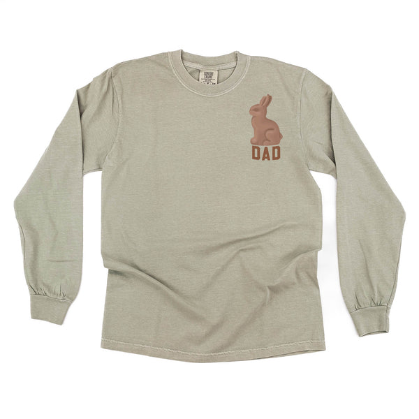LS_comfort_colors_long_sleeve_dad_chocolate_bunny_pocket_little_mama_shirt_shop