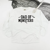 Dad of Monsters - Long Sleeve Comfort Colors Tee Little Mama Shirt Shop
