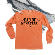 Dad of Monsters - Long Sleeve Comfort Colors Tee Little Mama Shirt Shop