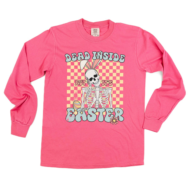 Dead Inside But It's Easter - LONG SLEEVE COMFORT COLORS TEE