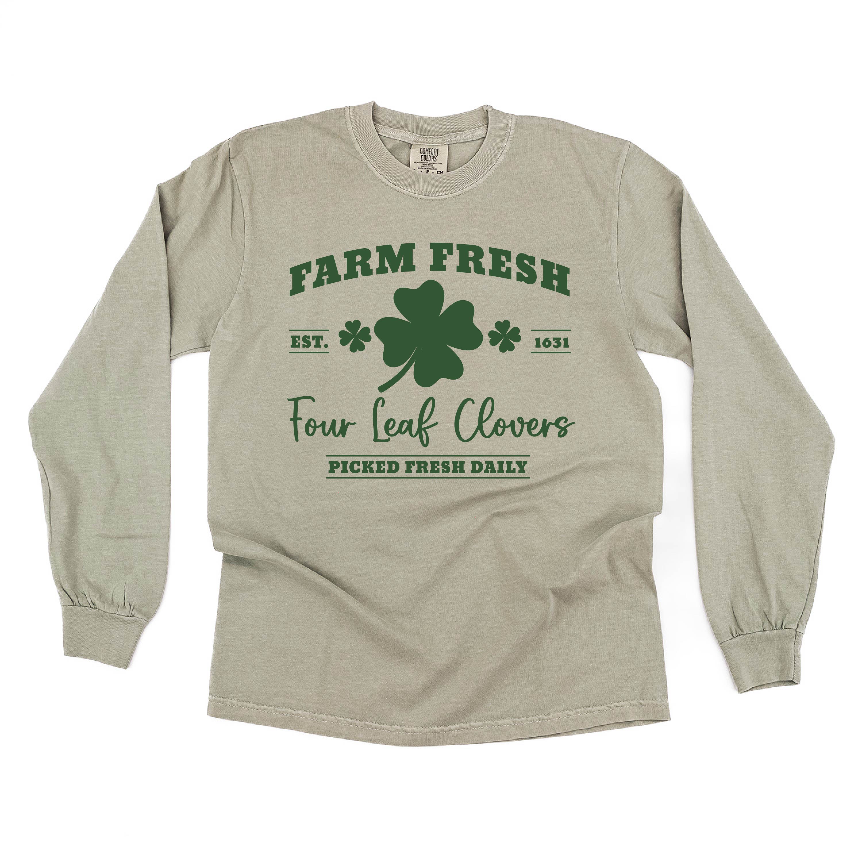 LS_comfort_colors_long_sleeve_farm_fresh_4-leaf_clovers_little_mama_shirt_shop