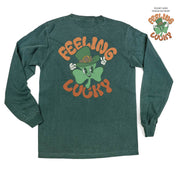 Feeling Lucky (pf&b) - Long Sleeve Comfort Colors Tee Little Mama Shirt Shop