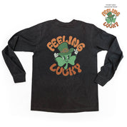 Feeling Lucky (pf&b) - Long Sleeve Comfort Colors Tee Little Mama Shirt Shop