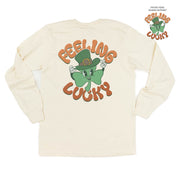 Feeling Lucky (pf&b) - Long Sleeve Comfort Colors Tee Little Mama Shirt Shop
