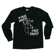 Free Frosty - LONG SLEEVE Comfort Colors Tee Little Mama Shirt Shop