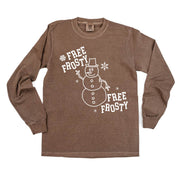 Free Frosty - LONG SLEEVE Comfort Colors Tee Little Mama Shirt Shop