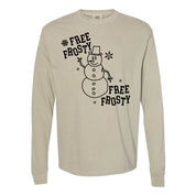 Free Frosty - LONG SLEEVE Comfort Colors Tee Little Mama Shirt Shop
