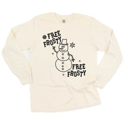 Free Frosty - LONG SLEEVE Comfort Colors Tee Little Mama Shirt Shop