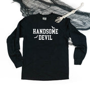 Handsome Devil - Long Sleeve Comfort Colors Tee Little Mama Shirt Shop