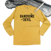 Handsome Devil - Long Sleeve Comfort Colors Tee Little Mama Shirt Shop