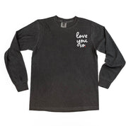 Love You So - LONG SLEEVE Comfort Colors Tee Little Mama Shirt Shop