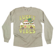 Lucky Vibes - LONG SLEEVE Comfort Colors Tee Little Mama Shirt Shop