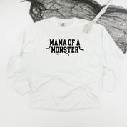 Mama of a Monster - LONG SLEEVE COMFORT COLORS TEE Little Mama Shirt Shop