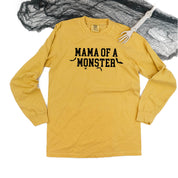 Mama of a Monster - LONG SLEEVE COMFORT COLORS TEE Little Mama Shirt Shop