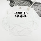 Mama of Monsters - LONG SLEEVE COMFORT COLORS TEE Little Mama Shirt Shop