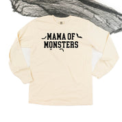 Mama of Monsters - LONG SLEEVE COMFORT COLORS TEE Little Mama Shirt Shop