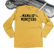 Mama of Monsters - LONG SLEEVE COMFORT COLORS TEE Little Mama Shirt Shop