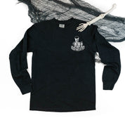 Never Better Daydreaming Skelly - Long Sleeve Comfort Colors Tee Little Mama Shirt Shop