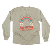 Only Happens When It Rains - LONG SLEEVE COMFORT COLORS TEE Little Mama Shirt Shop