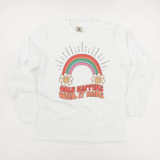 Only Happens When It Rains - LONG SLEEVE COMFORT COLORS TEE Little Mama Shirt Shop