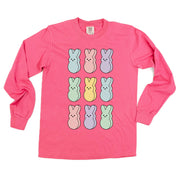 Pastel Peeps - 3x3 - LONG SLEEVE Comfort Colors Tee Little Mama Shirt Shop