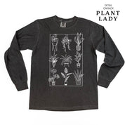 Plant Lady w/ Back Detail - LONG SLEEVE COMFORT COLORS TEE Little Mama Shirt Shop