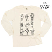 Plant Lady w/ Back Detail - LONG SLEEVE COMFORT COLORS TEE Little Mama Shirt Shop