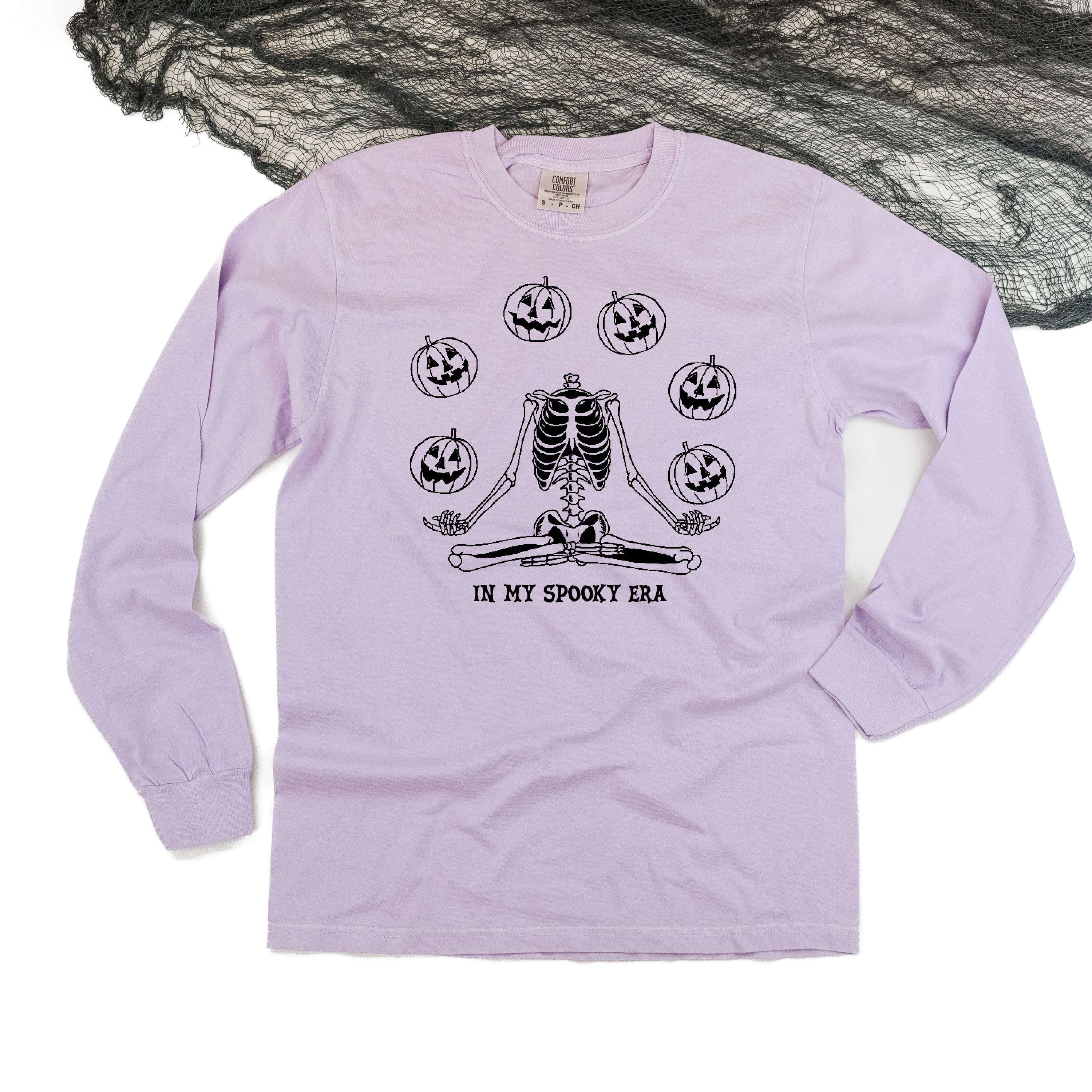 In My Spooky Era - Long Sleeve Comfort Colors Tee Little Mama Shirt Shop