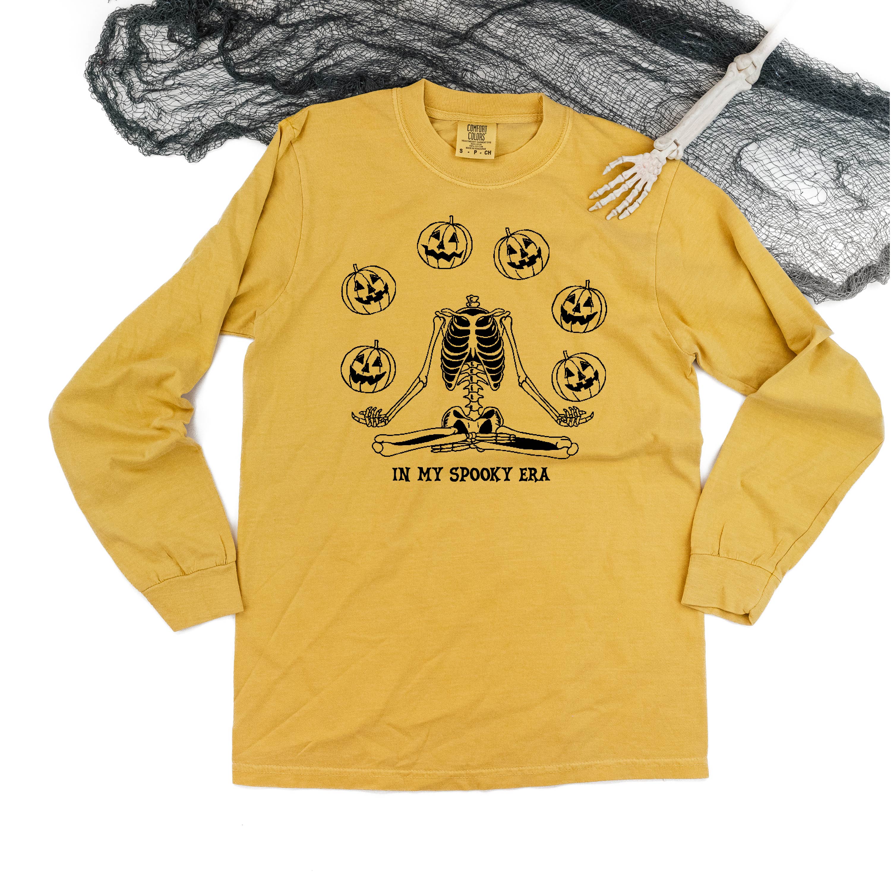 In My Spooky Era - Long Sleeve Comfort Colors Tee Little Mama Shirt Shop