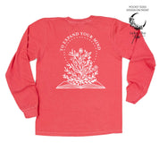 Take the Time (Front Pocket) w/ To Expand Your Mind (Back) - LONG SLEEVE COMFORT COLORS TEE Little Mama Shirt Shop