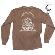 Take the Time (Front Pocket) w/ To Expand Your Mind (Back) - LONG SLEEVE COMFORT COLORS TEE Little Mama Shirt Shop