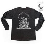 Take the Time (Front Pocket) w/ To Expand Your Mind (Back) - LONG SLEEVE COMFORT COLORS TEE Little Mama Shirt Shop