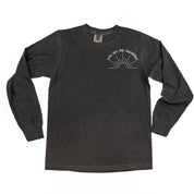 You Are My Sunshine Pocket Design w/ Full Sun on Back - LONG SLEEVE COMFORT COLORS TEE Little Mama Shirt Shop