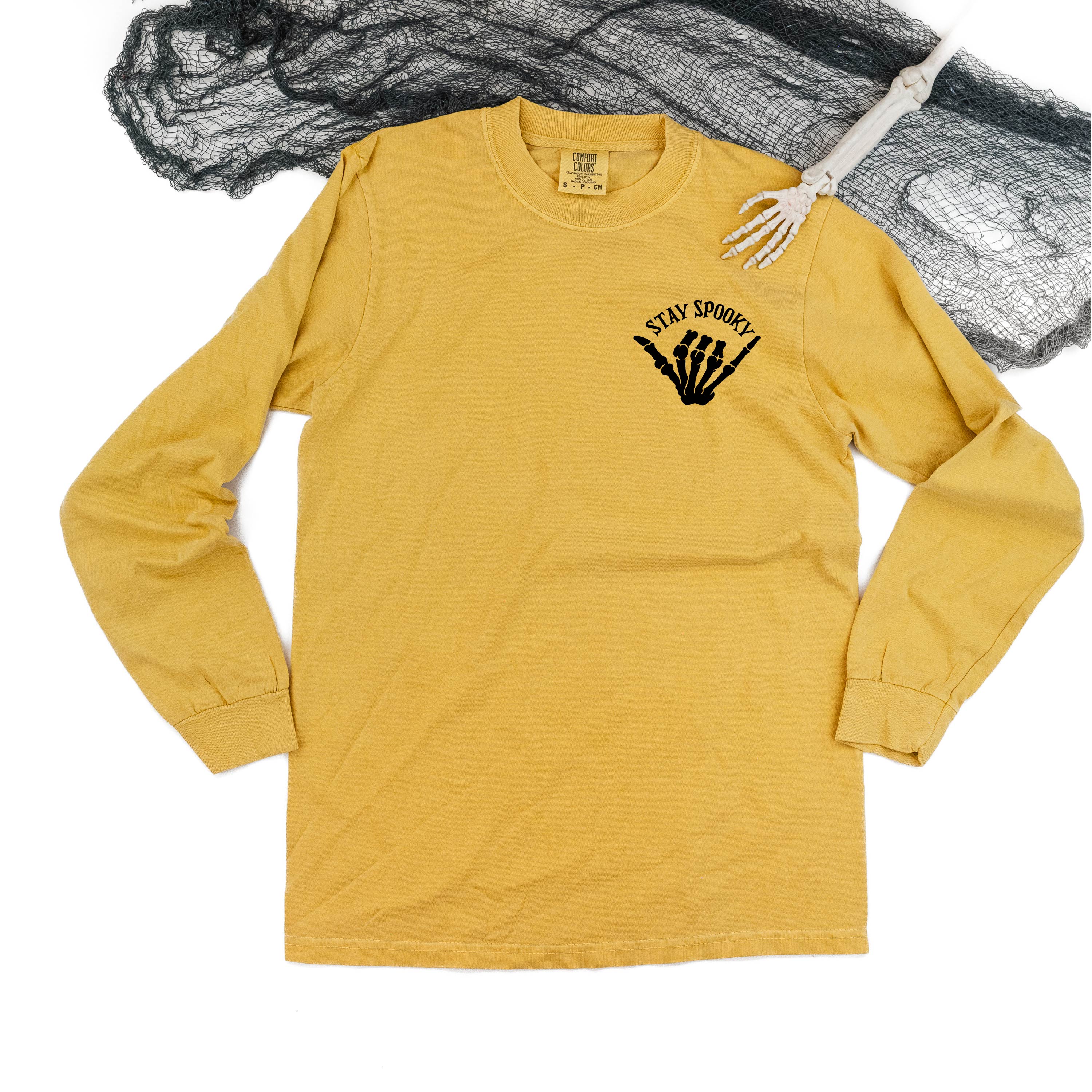 LS_comfort_colors_stay_spooky_skeleton_hand_little_mama_shirt_shop