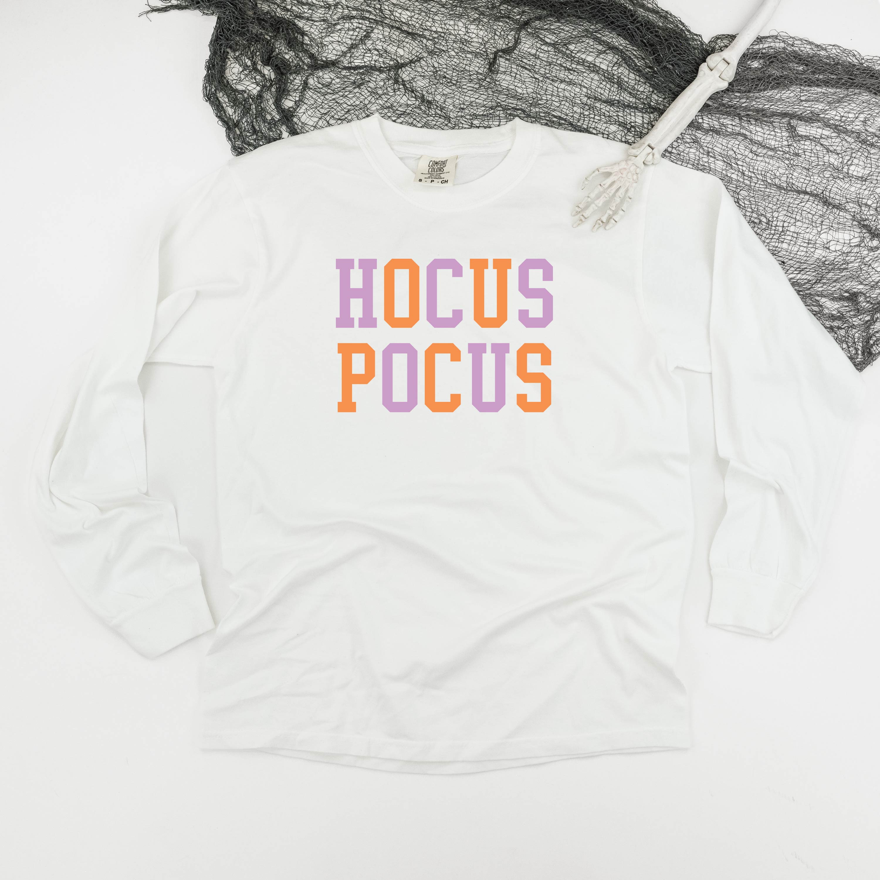 Hocus Pocus - Long Sleeve Comfort Colors Tee Little Mama Shirt Shop
