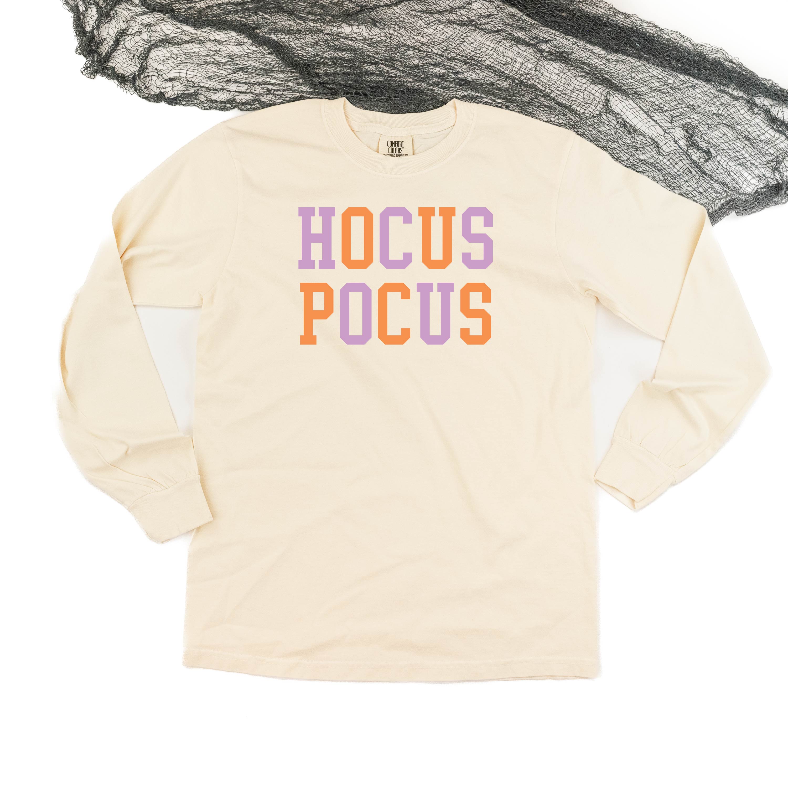 Hocus Pocus - Long Sleeve Comfort Colors Tee Little Mama Shirt Shop