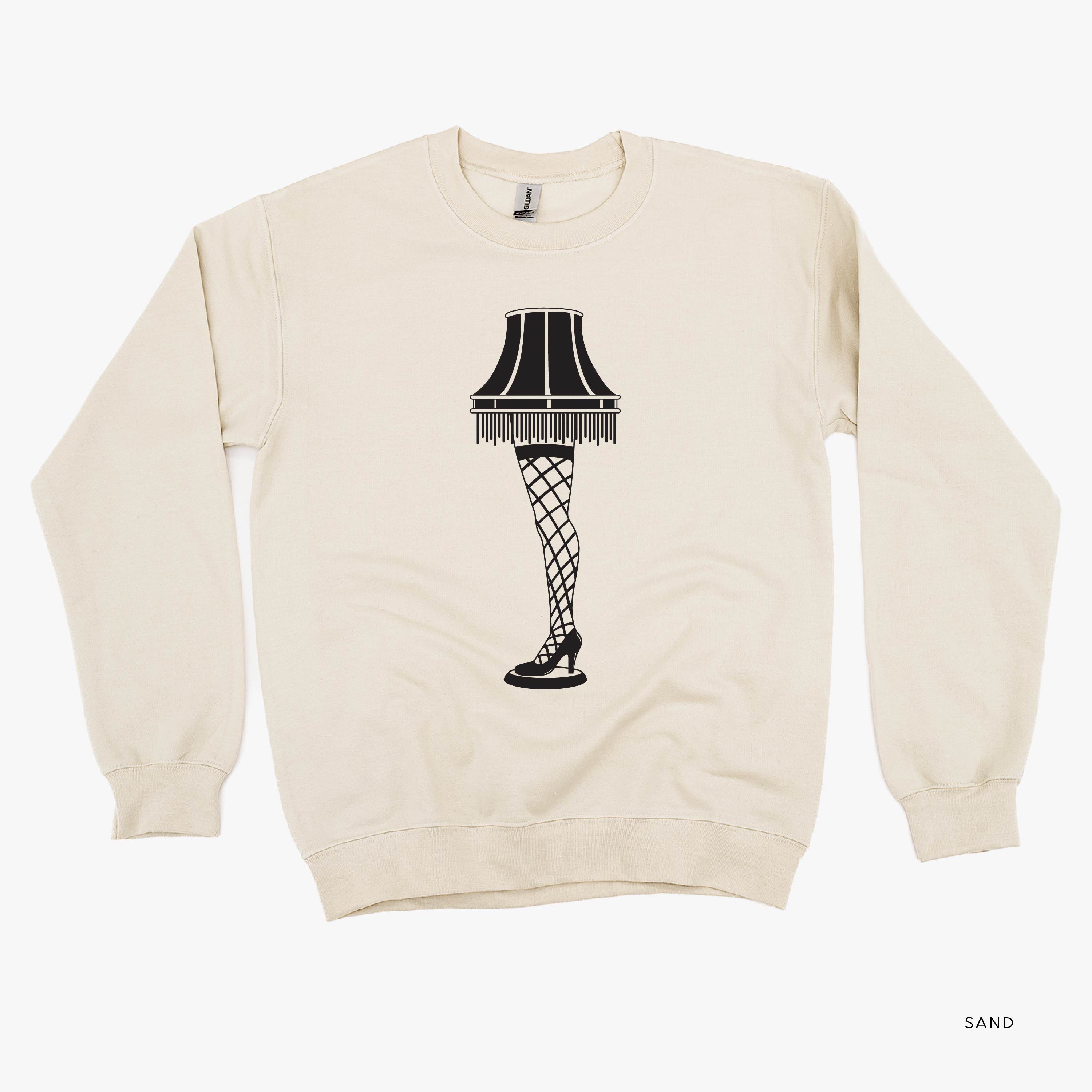 Leg Lamp - FRAGILE (f&b) - BASIC Fleece Little Mama Shirt Shop LLC