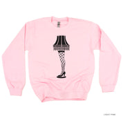 Leg Lamp - FRAGILE (f&b) - BASIC Fleece Little Mama Shirt Shop LLC