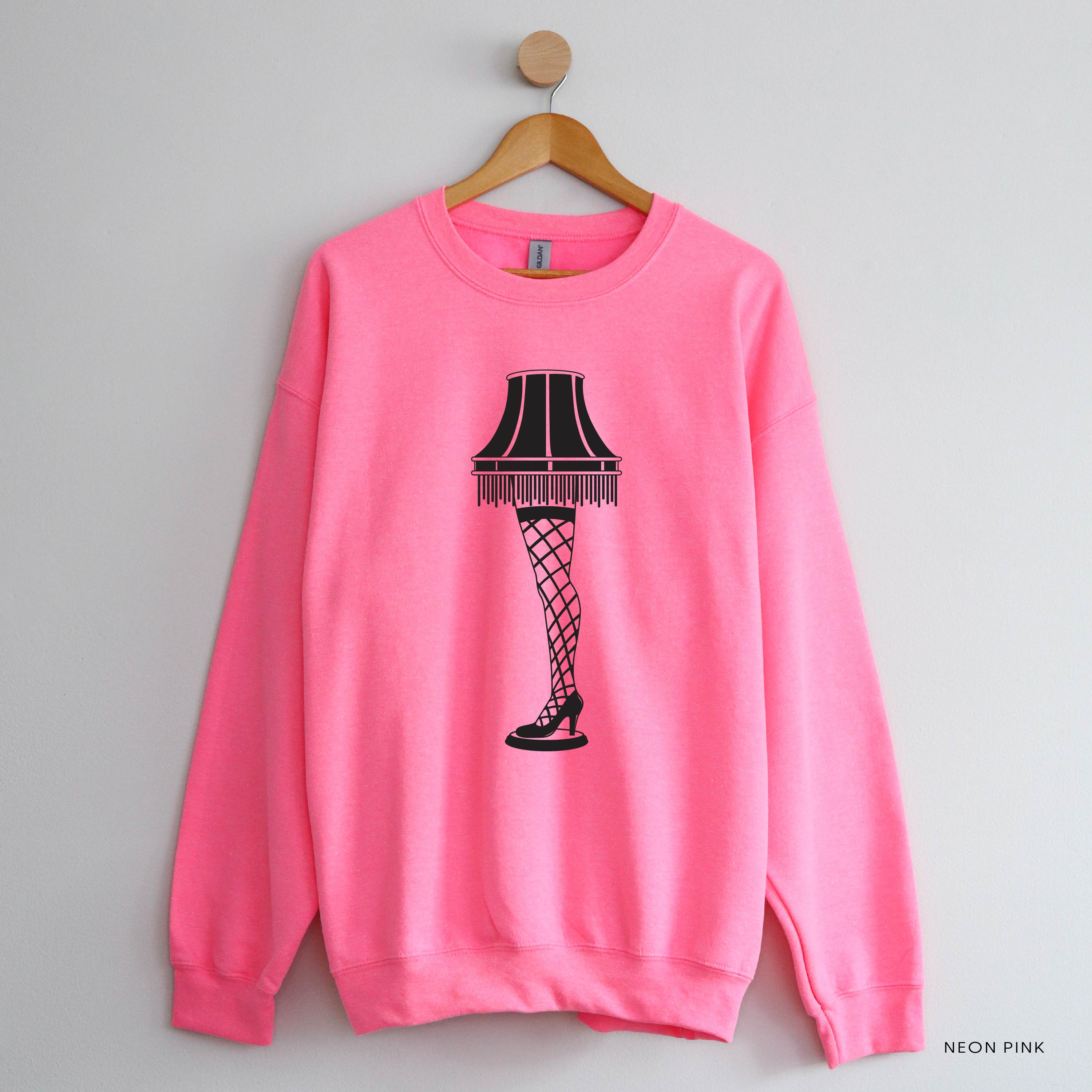 Leg Lamp - FRAGILE (f&b) - BASIC Fleece Little Mama Shirt Shop LLC