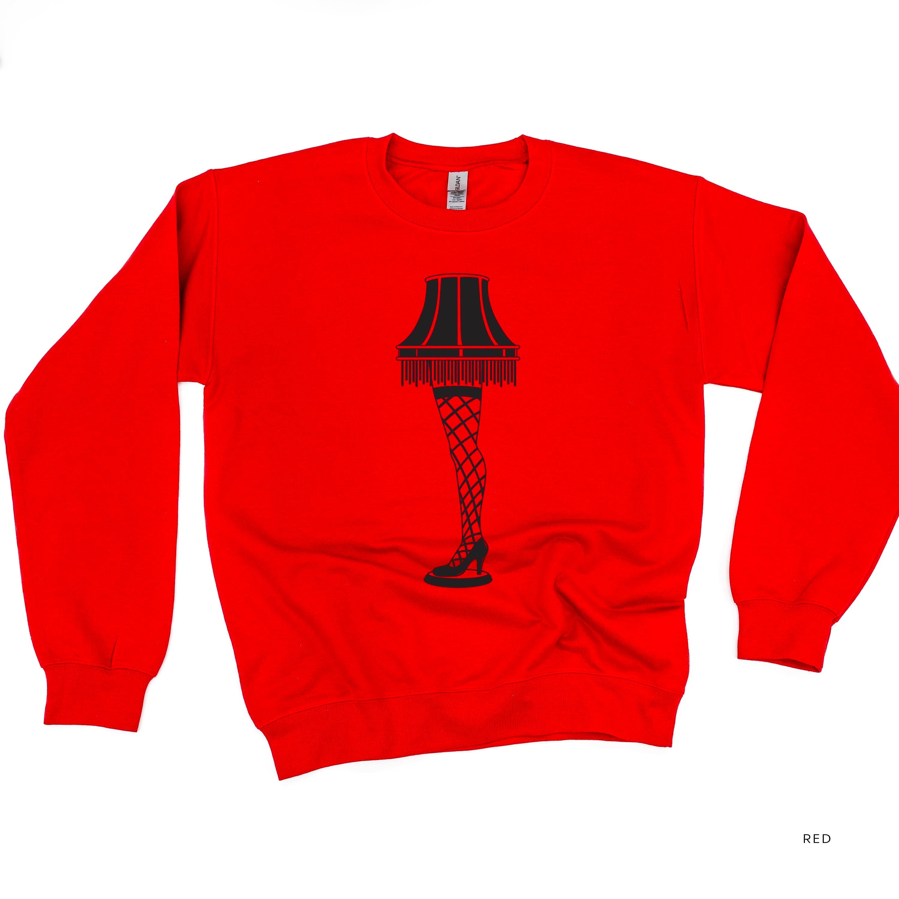 Leg Lamp - FRAGILE (f&b) - BASIC Fleece Little Mama Shirt Shop LLC