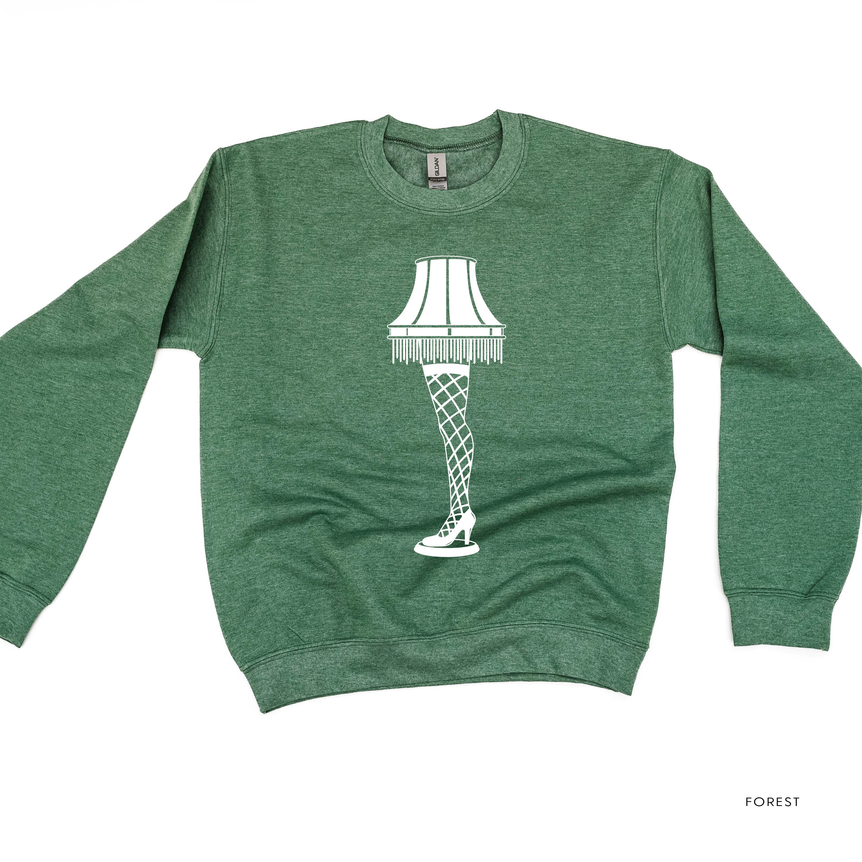 Leg Lamp - FRAGILE (f&b) - BASIC Fleece Little Mama Shirt Shop LLC
