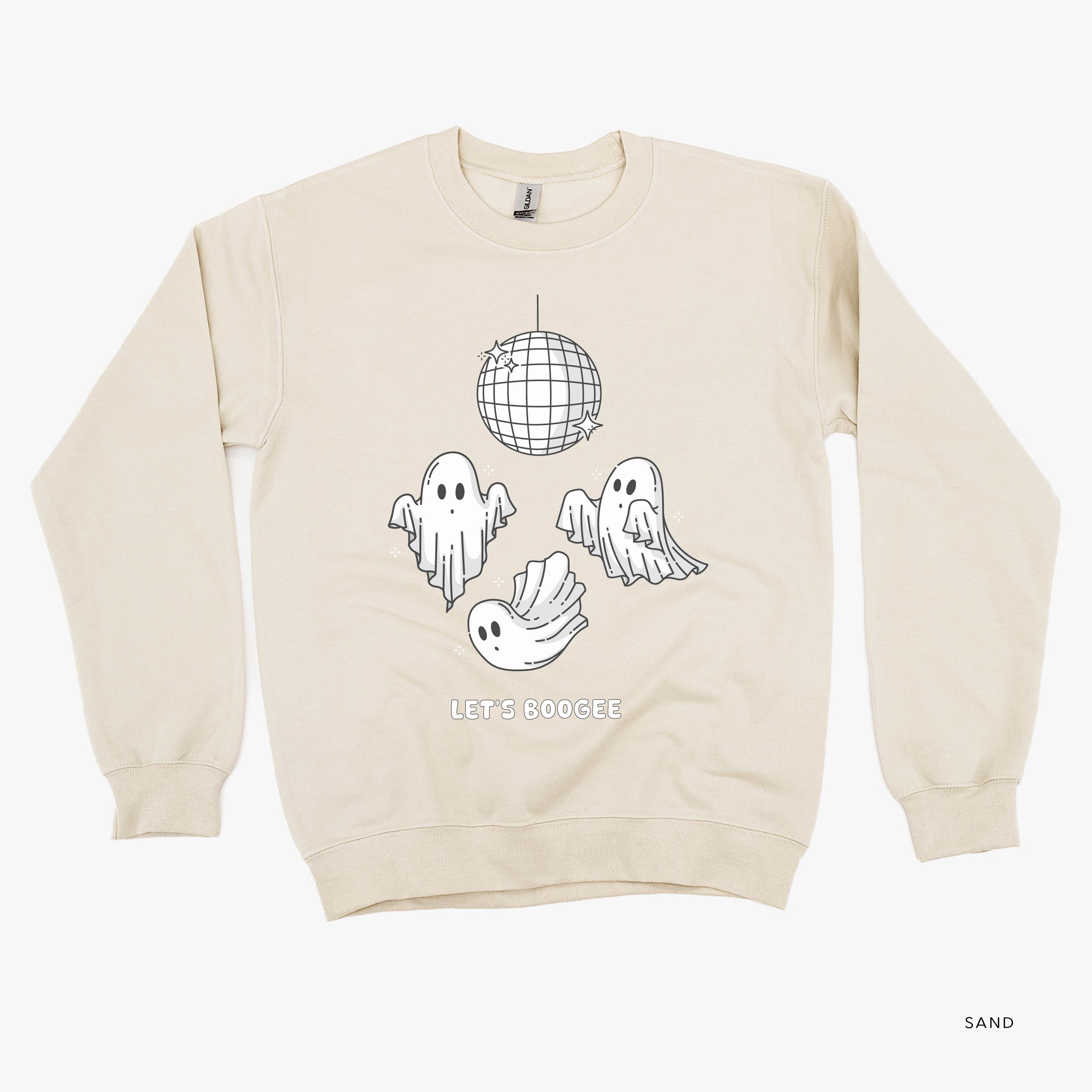 Let's Boogee - Basic Fleece Crewneck Little Mama Shirt Shop LLC
