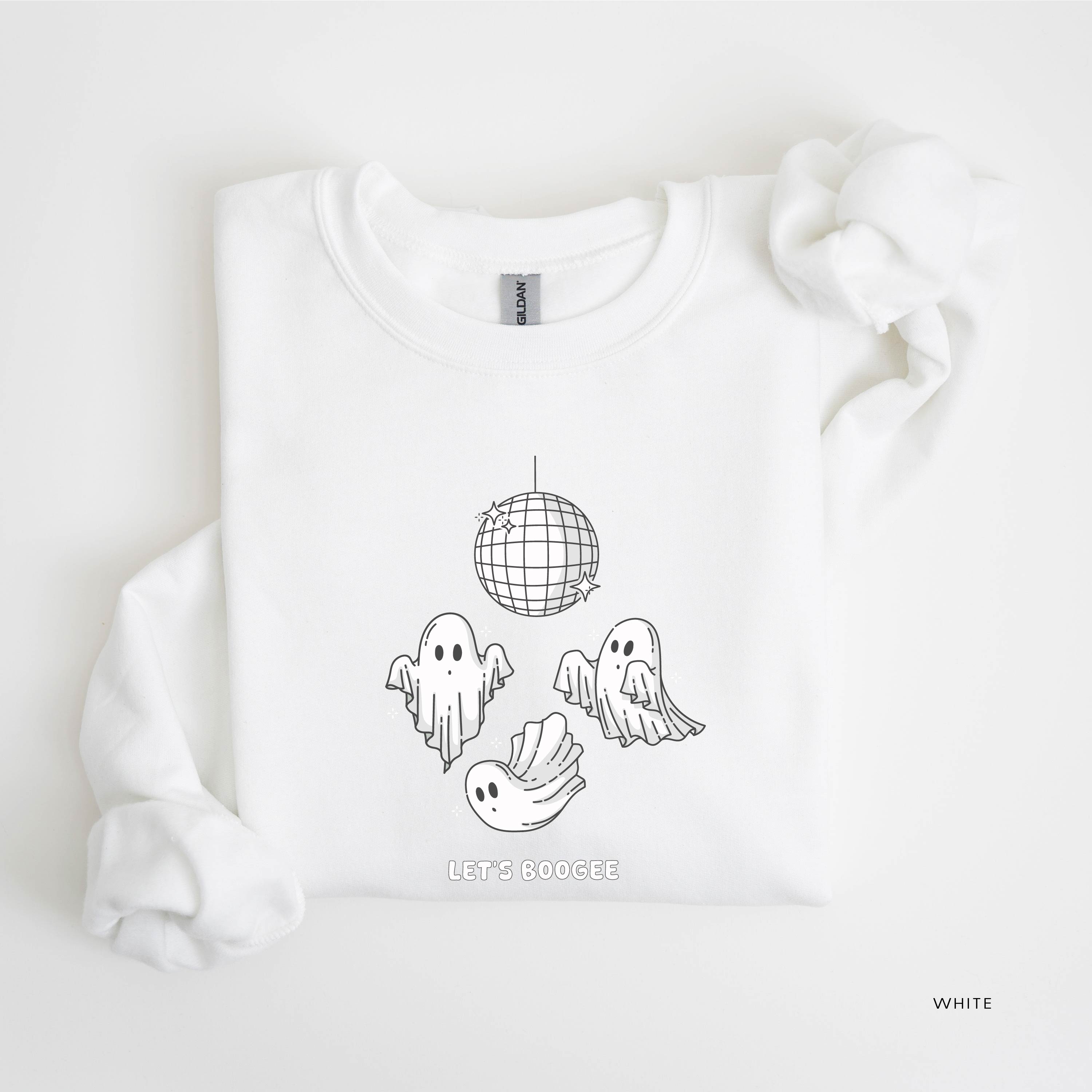 Let's Boogee - Basic Fleece Crewneck Little Mama Shirt Shop LLC