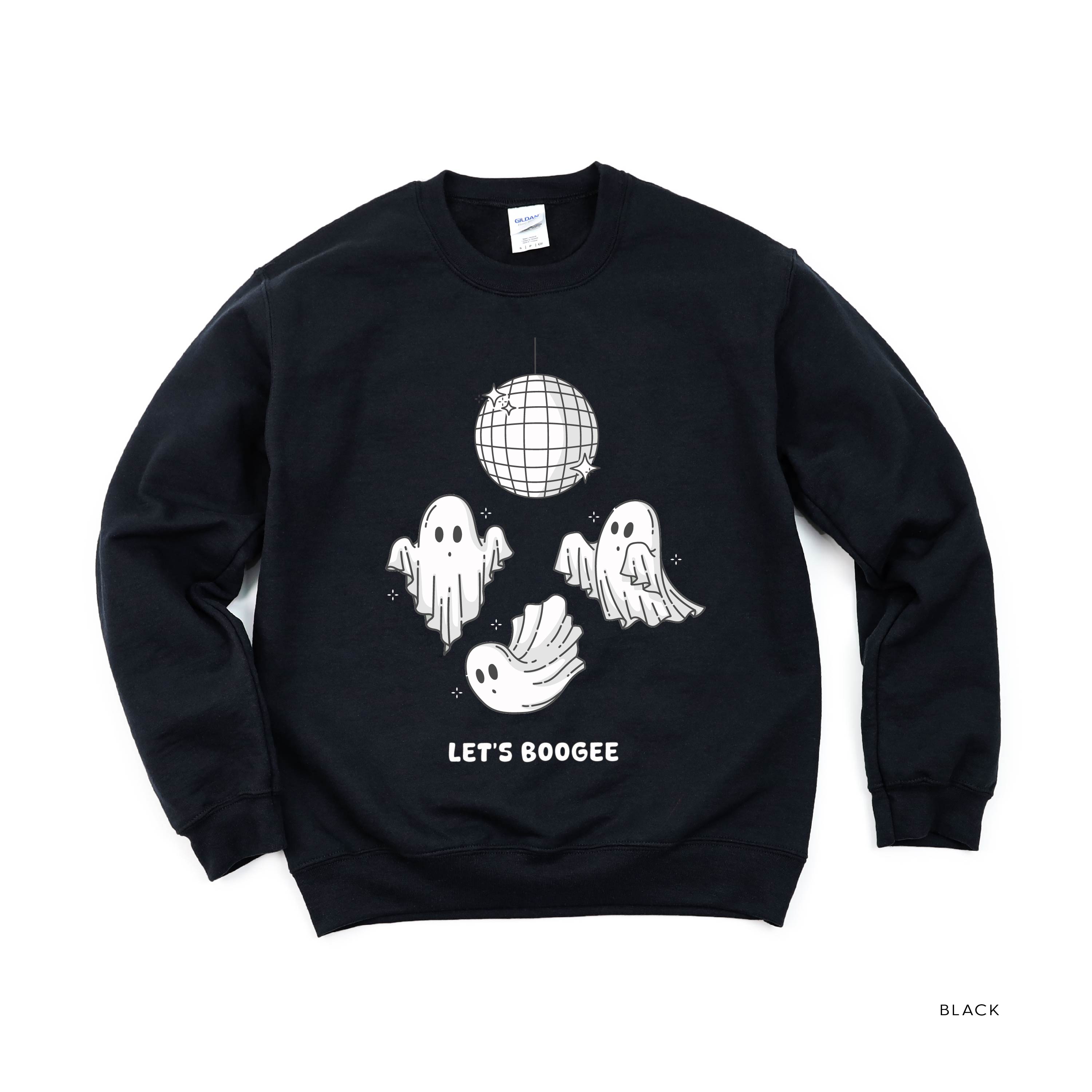 Let's Boogee - Basic Fleece Crewneck Little Mama Shirt Shop LLC