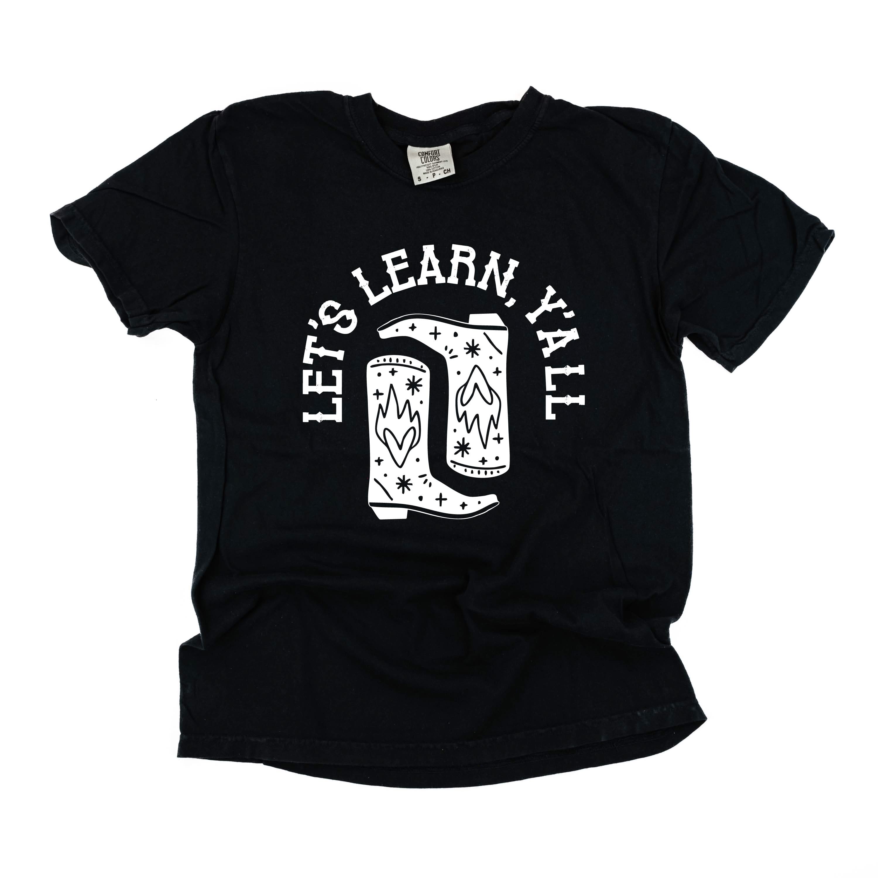 Let's Learn Ya'll - Comfort Colors Tee Little Mama Shirt Shop