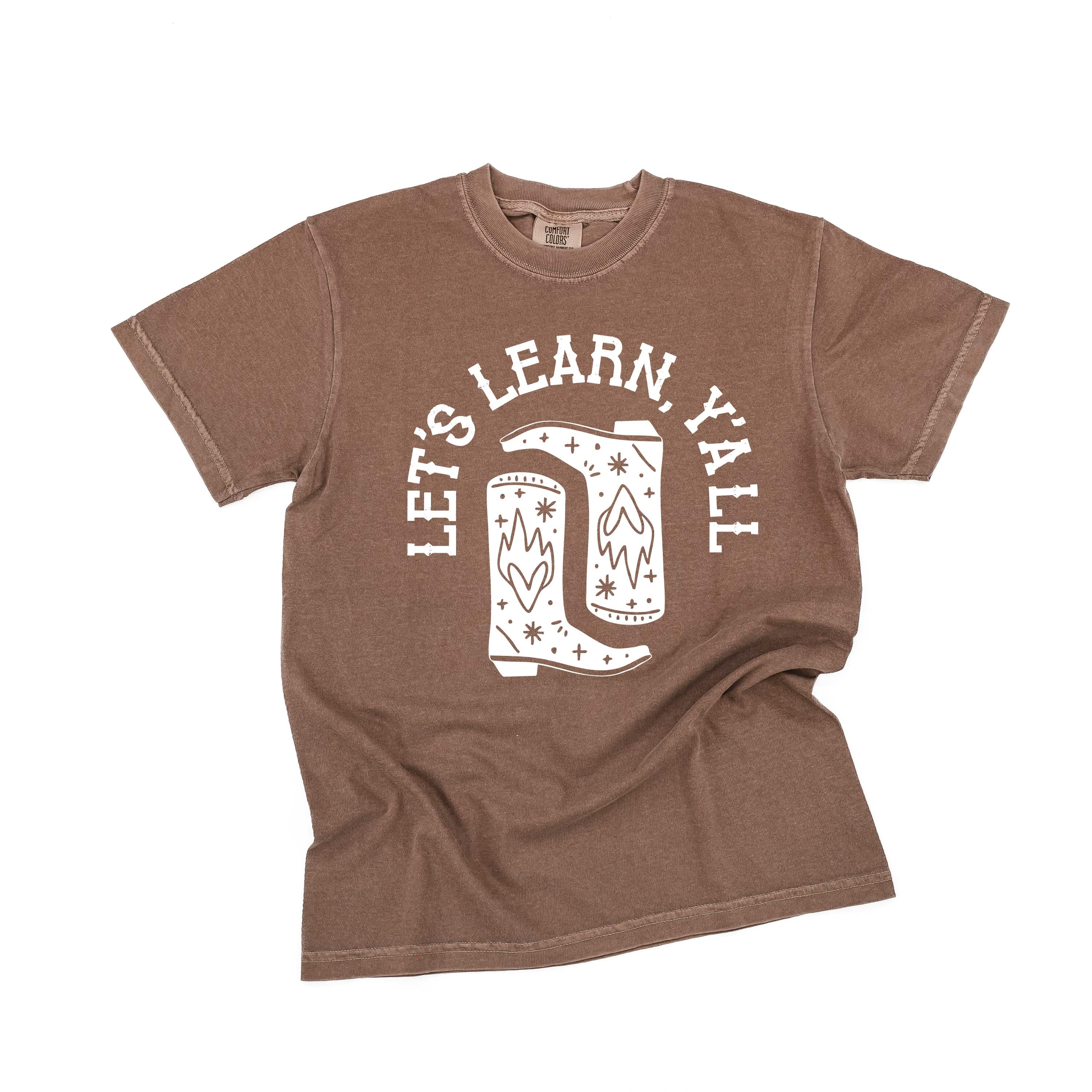 Let's Learn Ya'll - Comfort Colors Tee Little Mama Shirt Shop