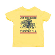 Let the Good Times Roll - School Bus - Child Tee Little Mama Shirt Shop