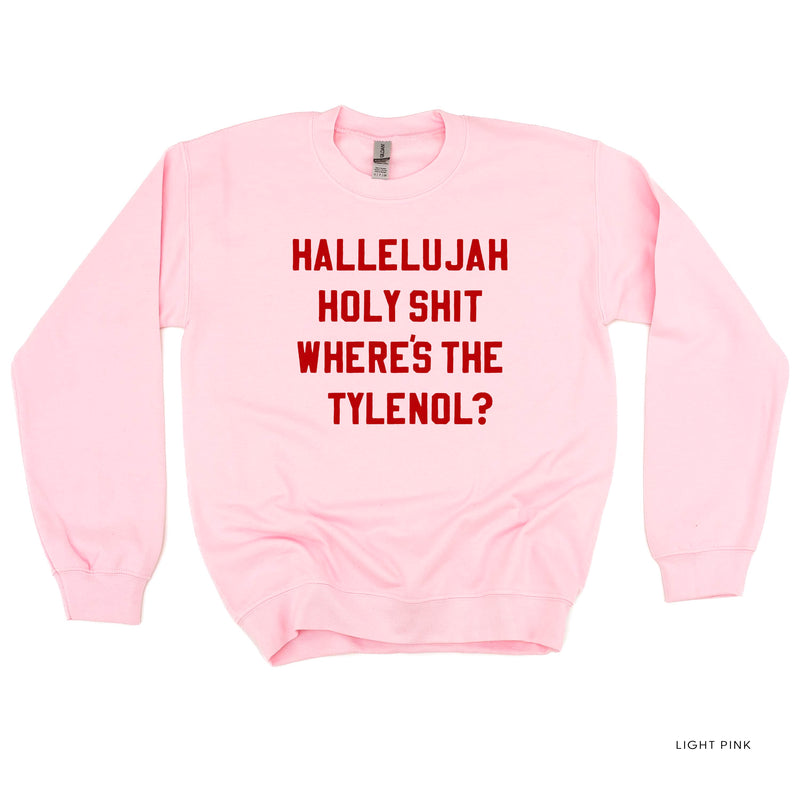 Hallelujah Holy Shit Where's The Tylenol? - BASIC Fleece