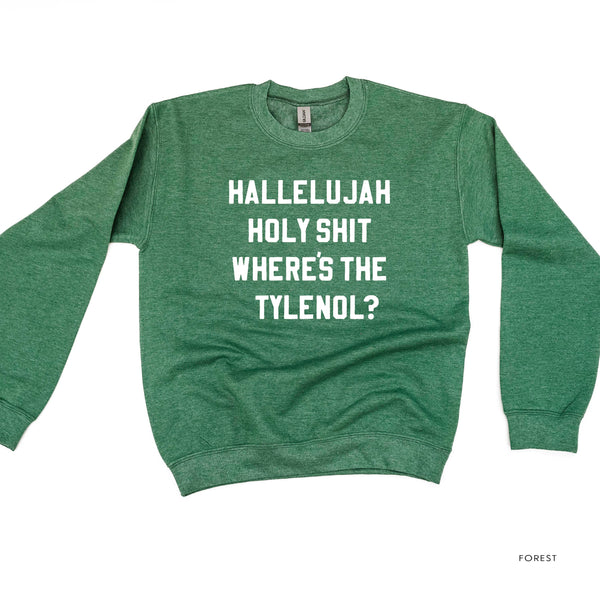 Hallelujah Holy Shit Where's The Tylenol? - BASIC Fleece